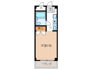 ＴＯＢＥＧＩＮ　１の物件間取画像